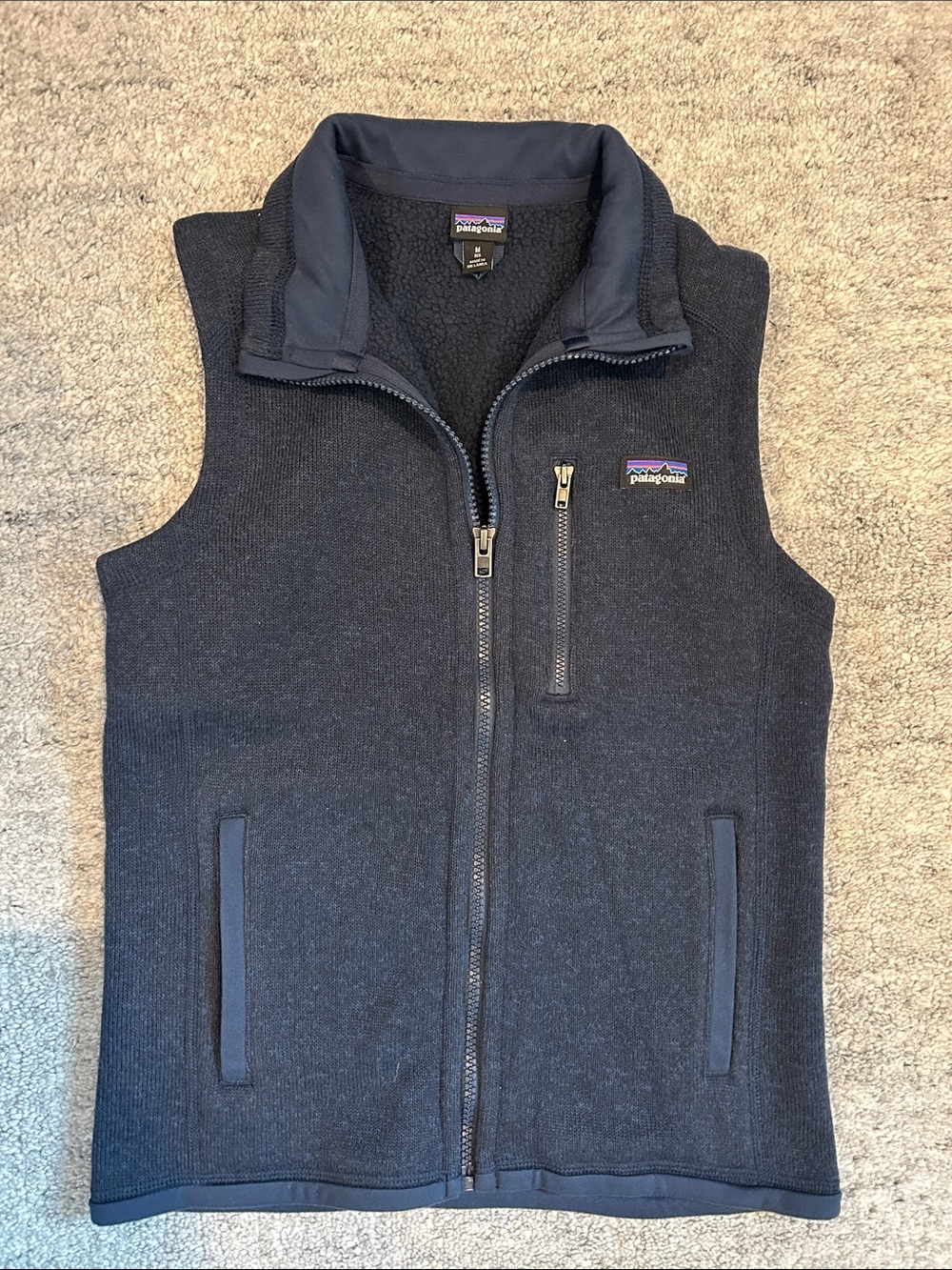 Patagonia Kids Navy Fleece Vest